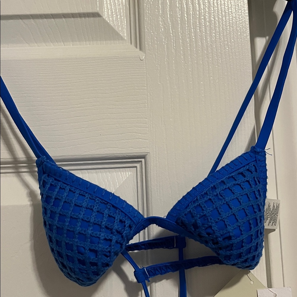 NWT No Boundaries Blue Bikini Top